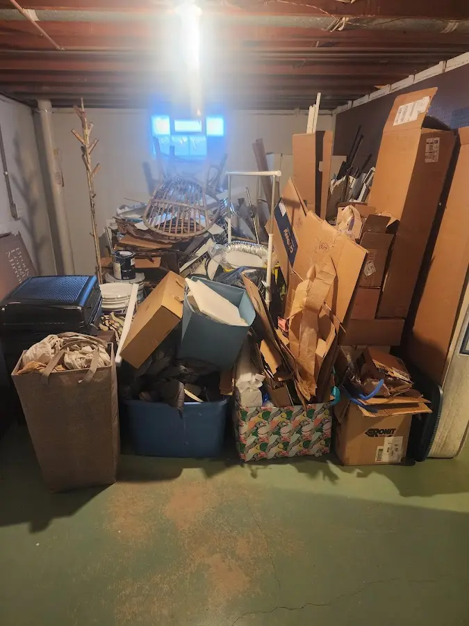 Roll-off dumpster container at job site for Construction Dumpster Rental in White City